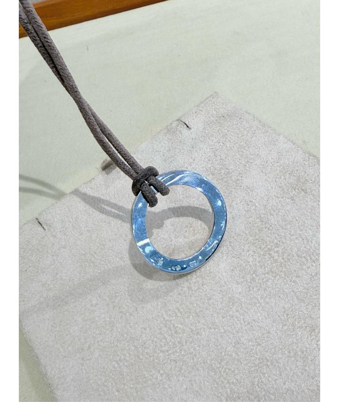 BVLGARI Серебряное колье из белого золота, фото 5