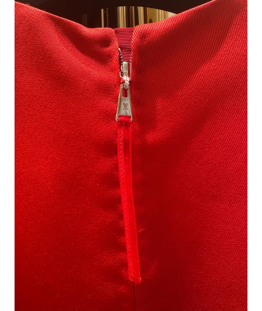 LOUIS VUITTON Красное коктейльное платье, фото 3