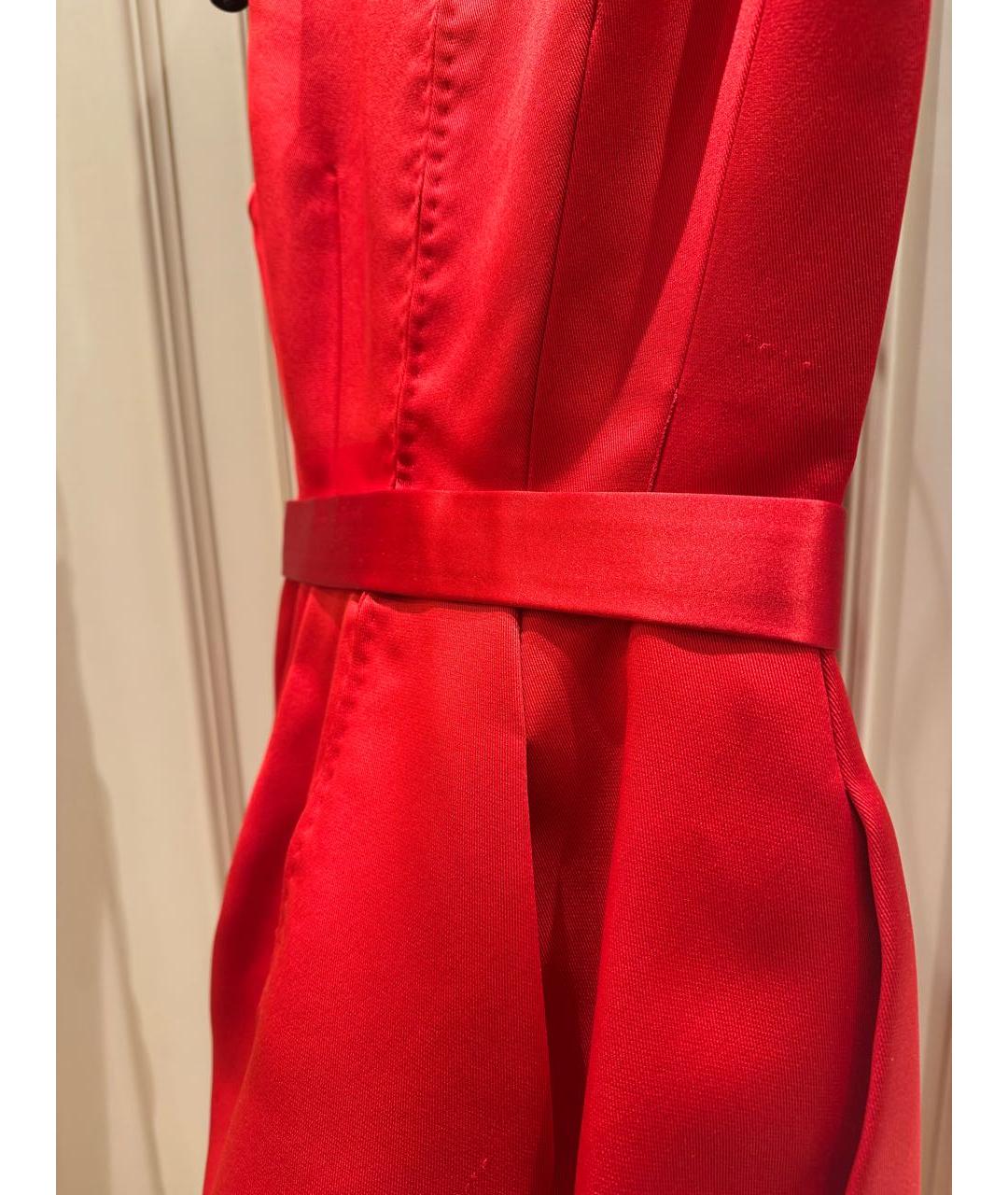 LOUIS VUITTON Красное коктейльное платье, фото 4