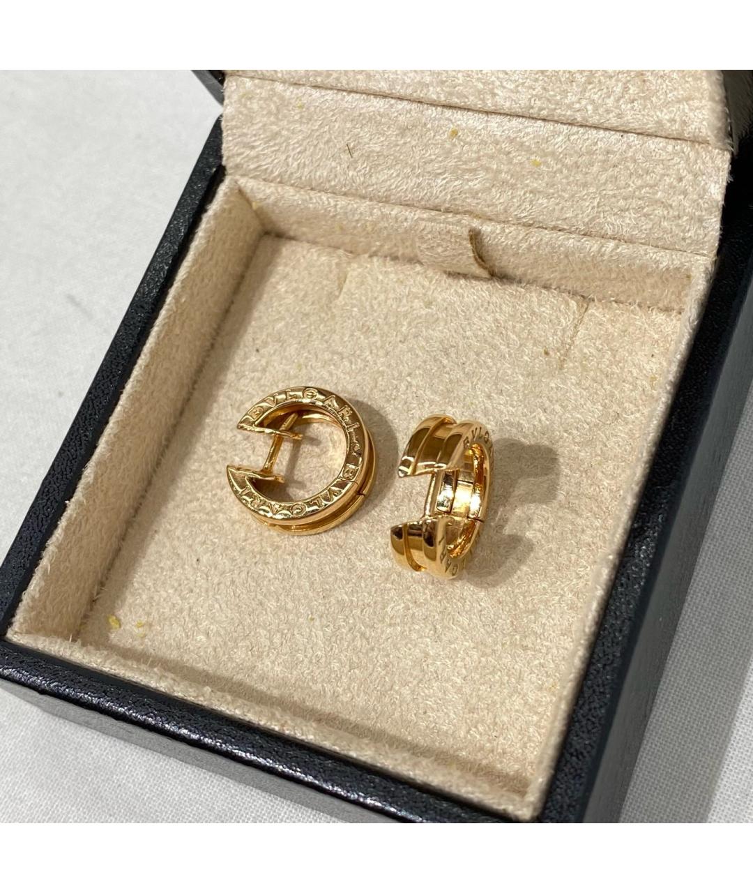 BVLGARI Золотые серьги из розового золота, фото 6