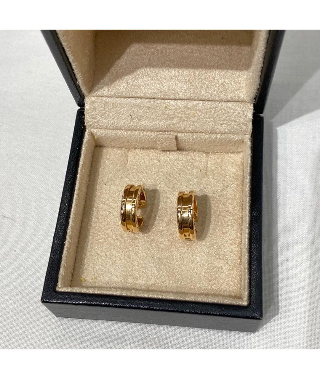 BVLGARI Золотые серьги из розового золота, фото 7