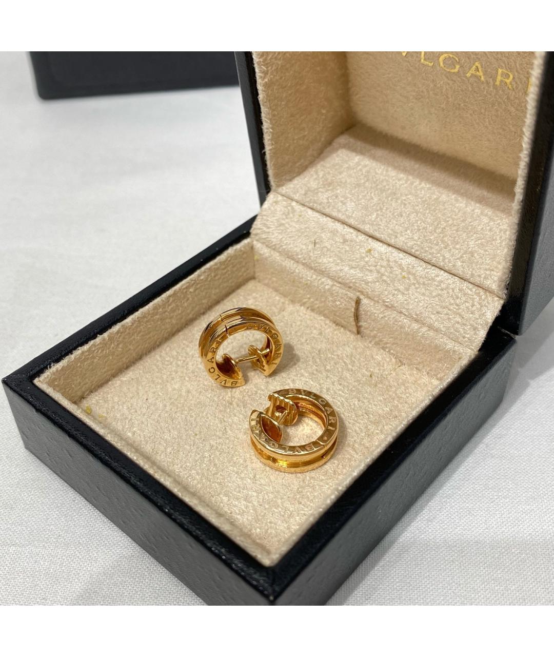 BVLGARI Золотые серьги из розового золота, фото 3