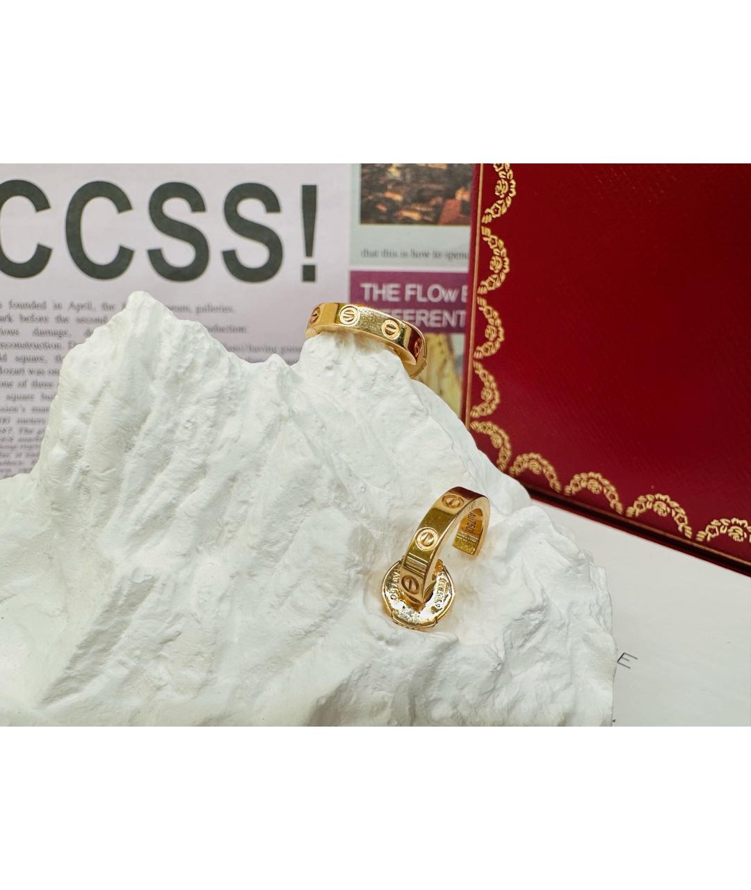 CARTIER Золотые серьги из розового золота, фото 3