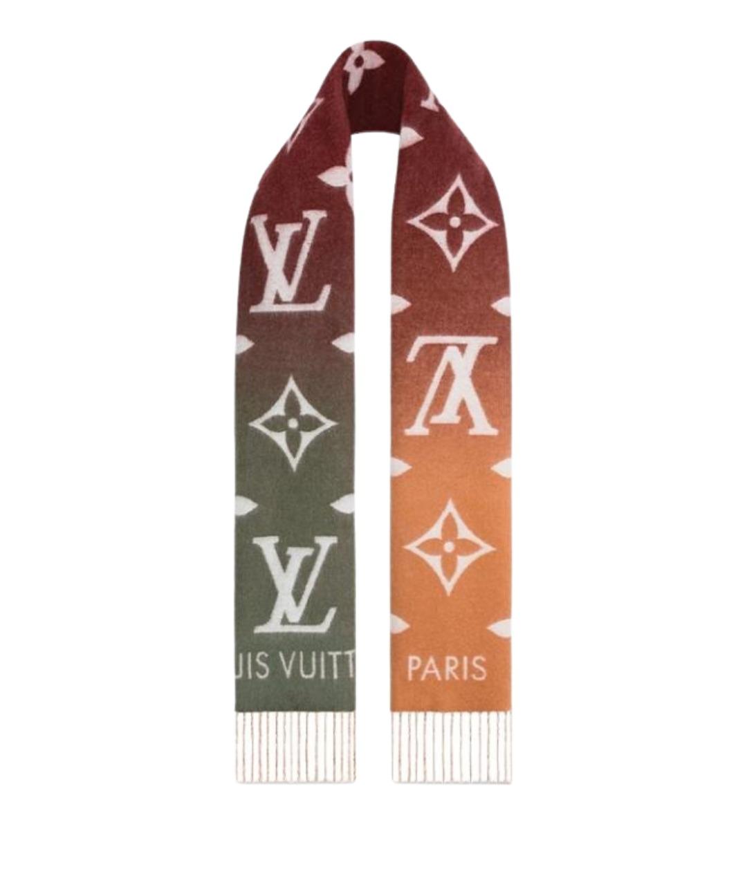 LOUIS VUITTON Мульти кашемировый шарф, фото 1