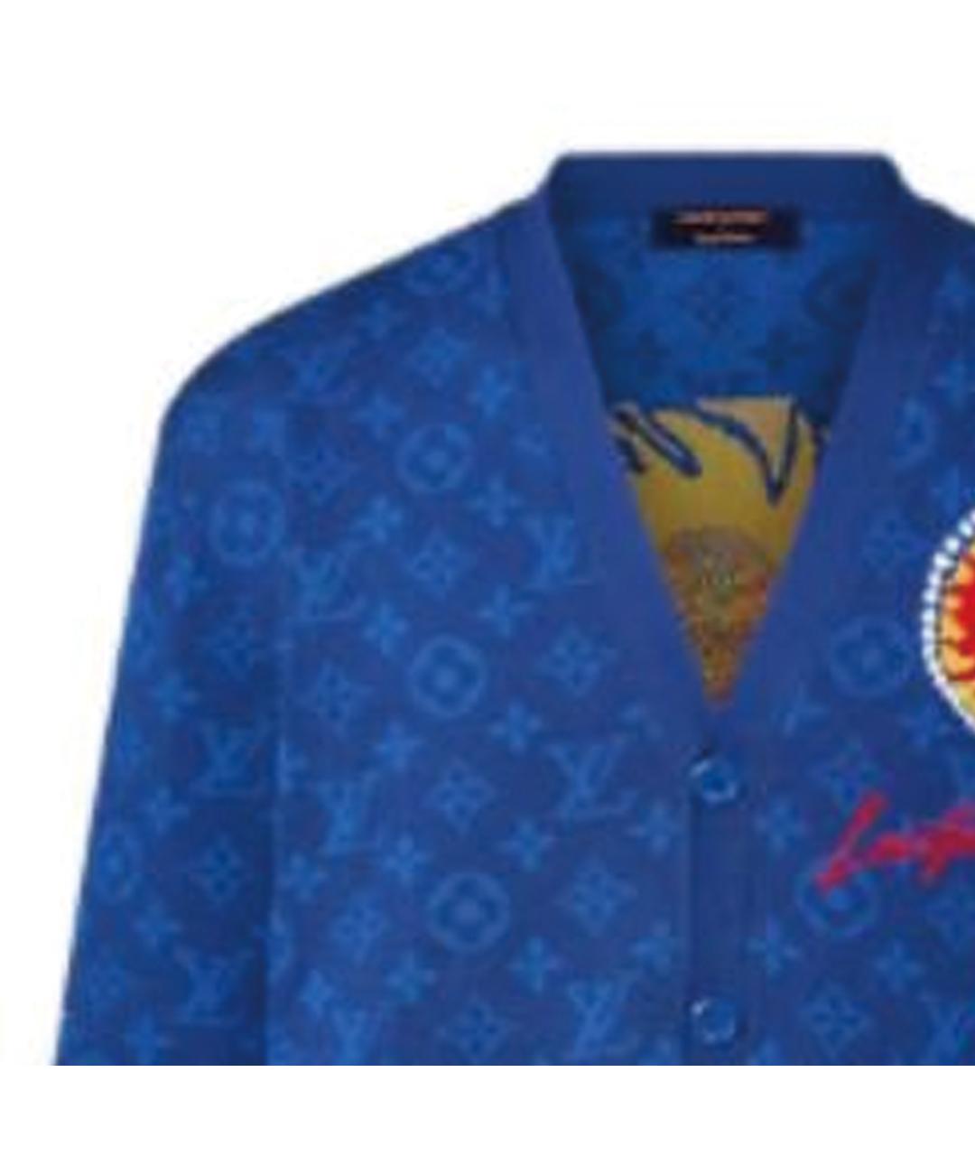 LOUIS VUITTON Синий кардиган, фото 6