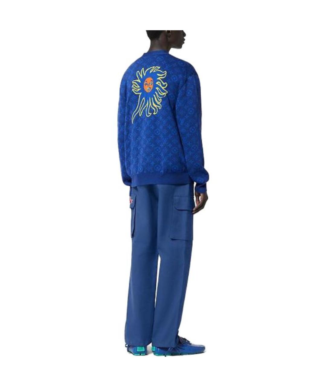 LOUIS VUITTON Синий кардиган, фото 3