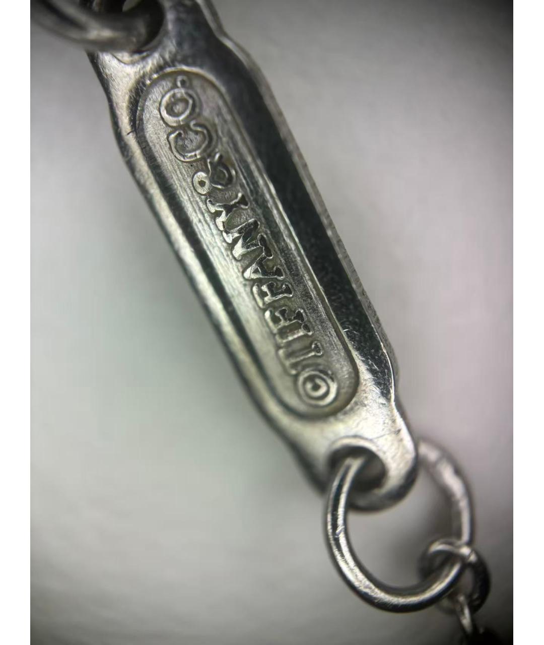 TIFFANY&CO Серебряное платиновое колье, фото 4