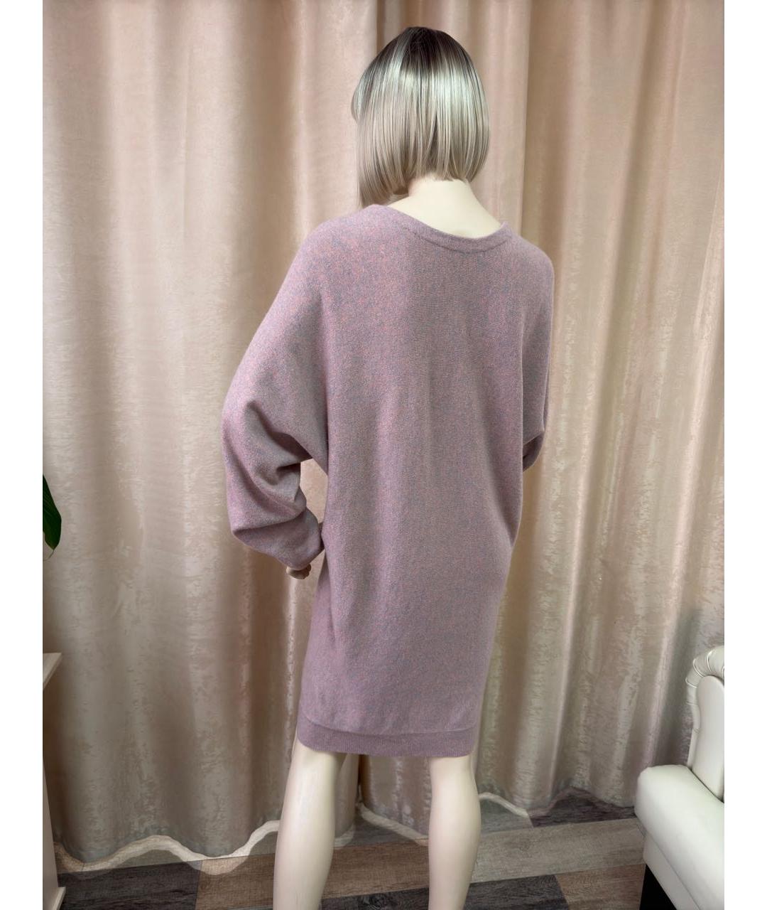 BALENCIAGA Коралловое кашемировое платье, фото 4