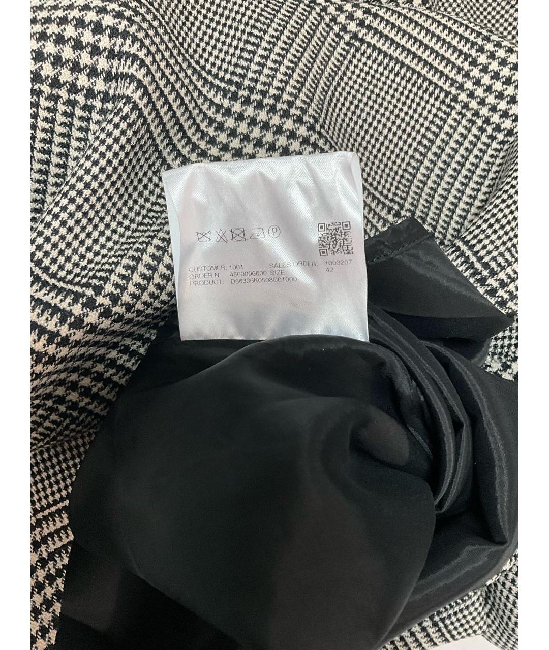 KITON Серое шерстяное повседневное платье, фото 6