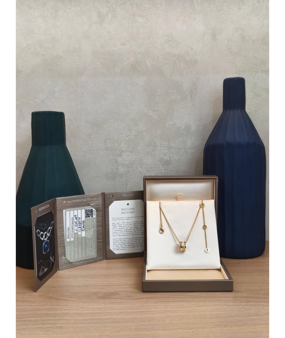 BVLGARI Золотое колье из розового золота, фото 2