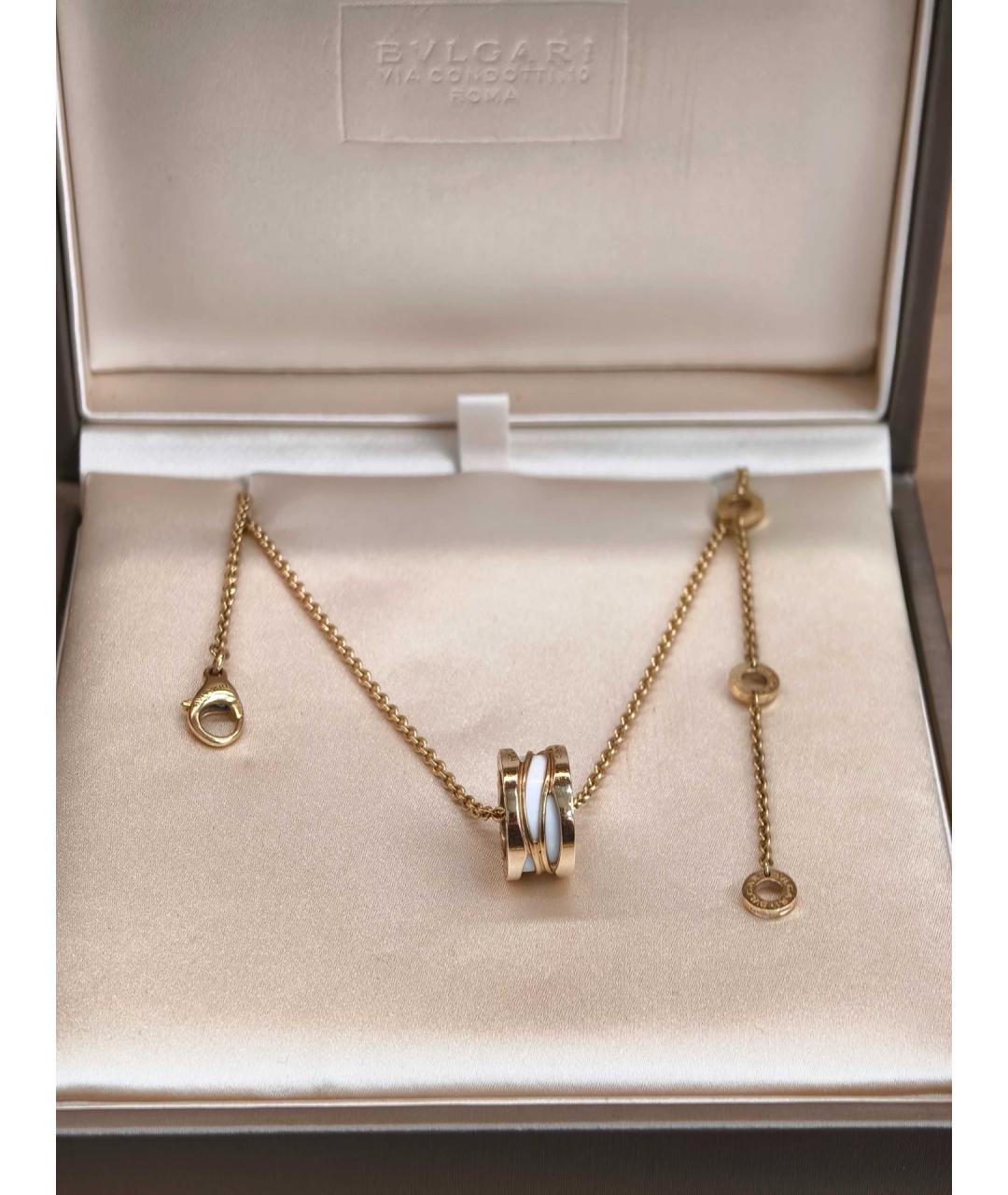 BVLGARI Золотое колье из розового золота, фото 7