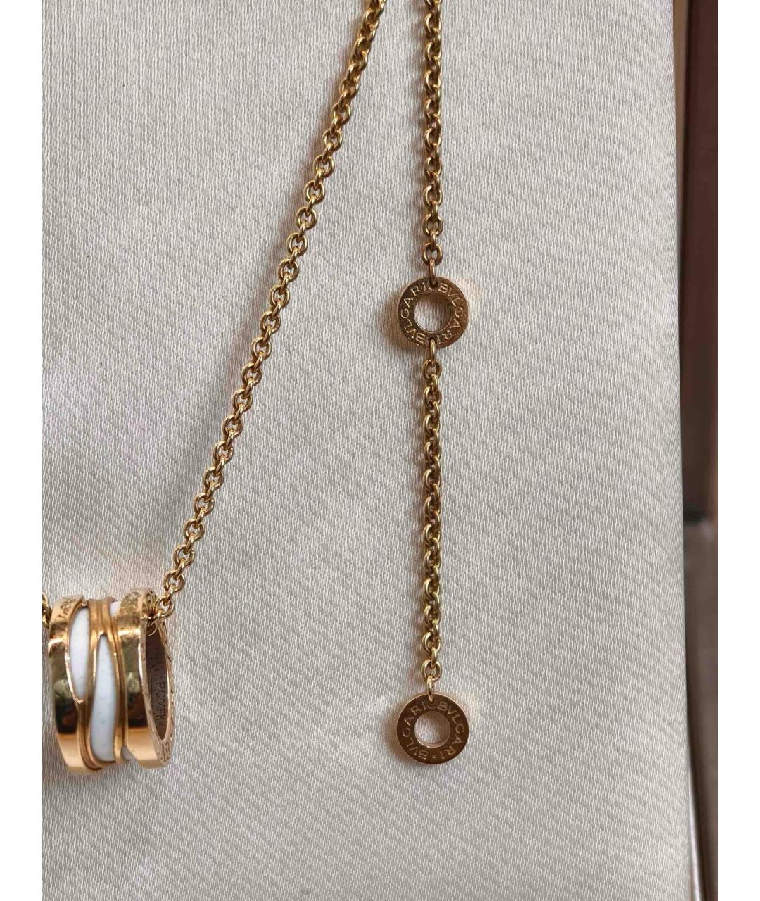 BVLGARI Золотое колье из розового золота, фото 8