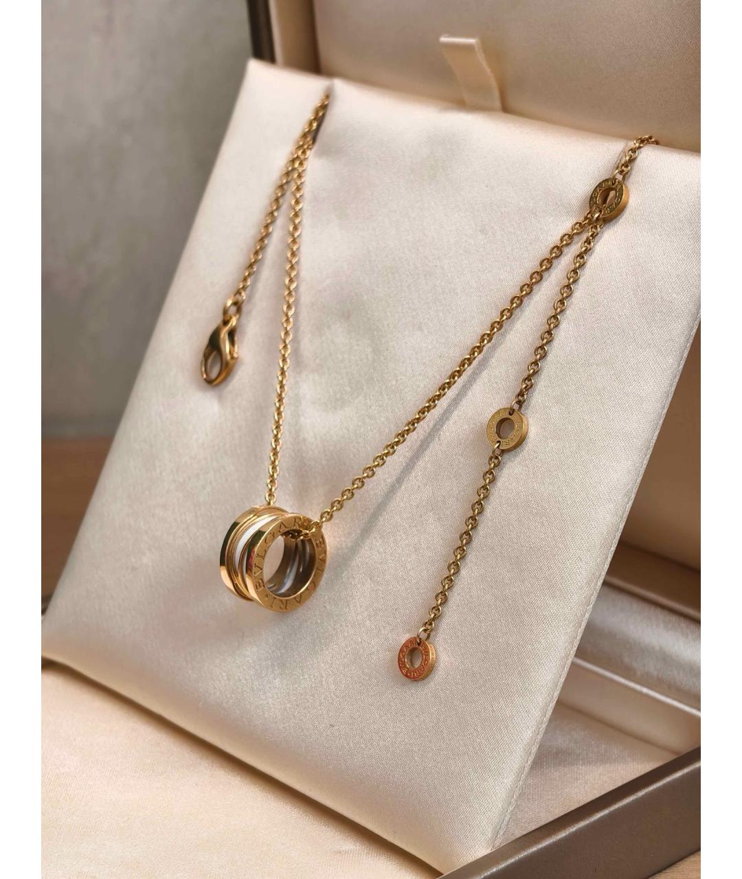 BVLGARI Золотое колье из розового золота, фото 4