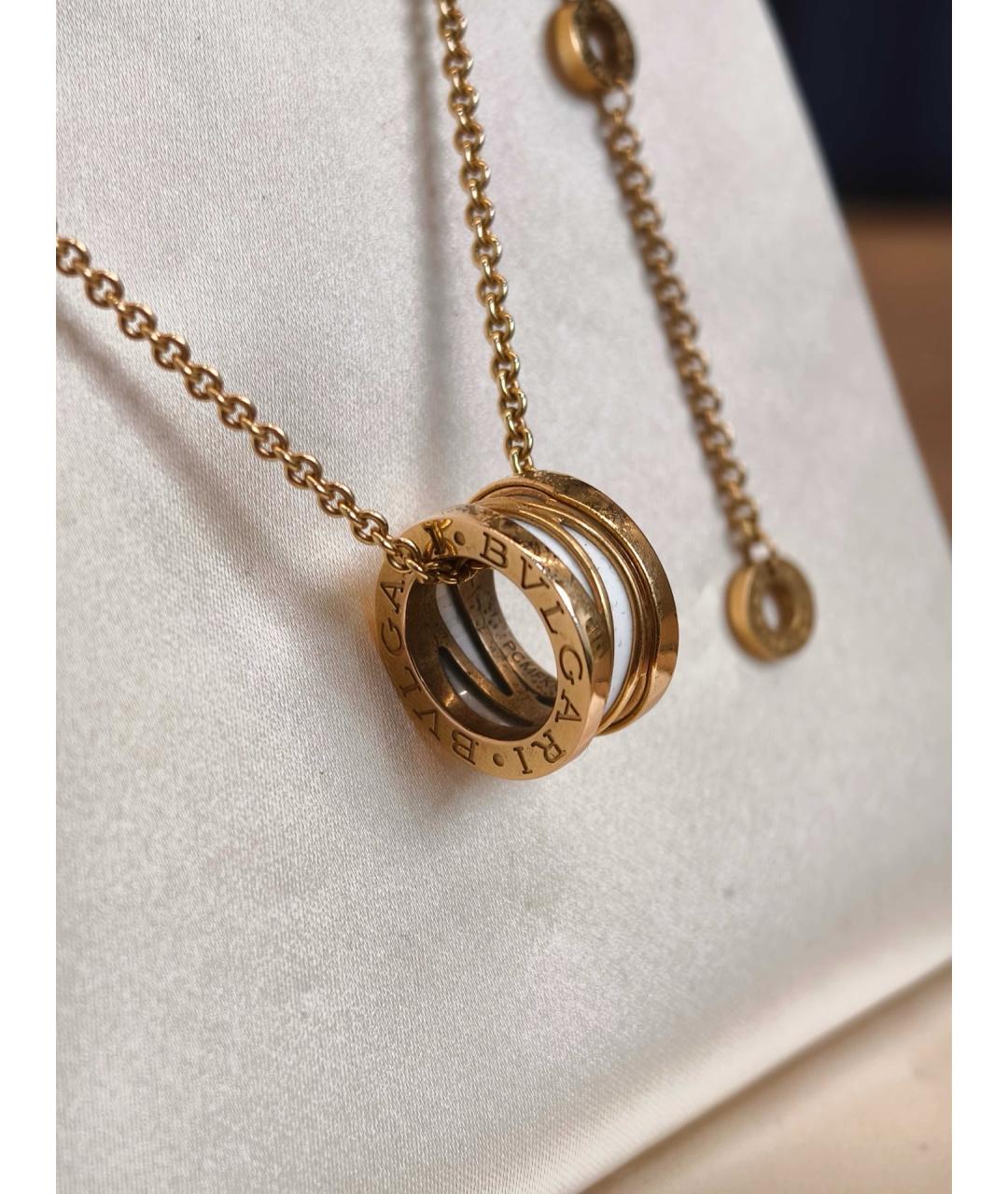 BVLGARI Золотое колье из розового золота, фото 5