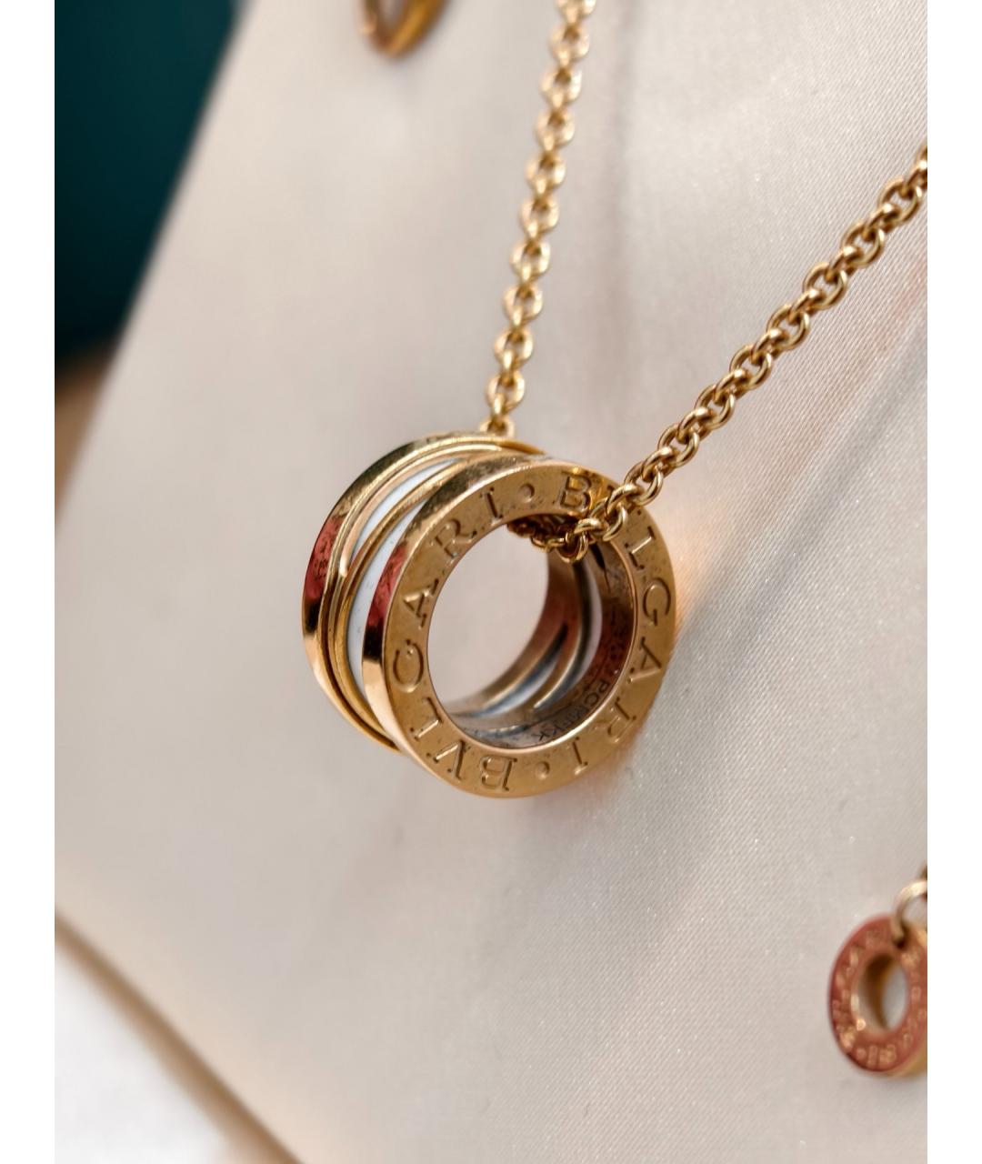 BVLGARI Золотое колье из розового золота, фото 6