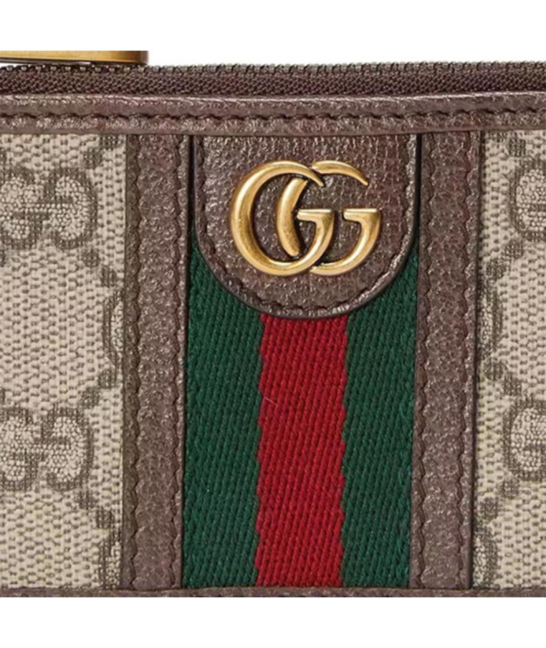 GUCCI Коричневый кардхолдер, фото 5