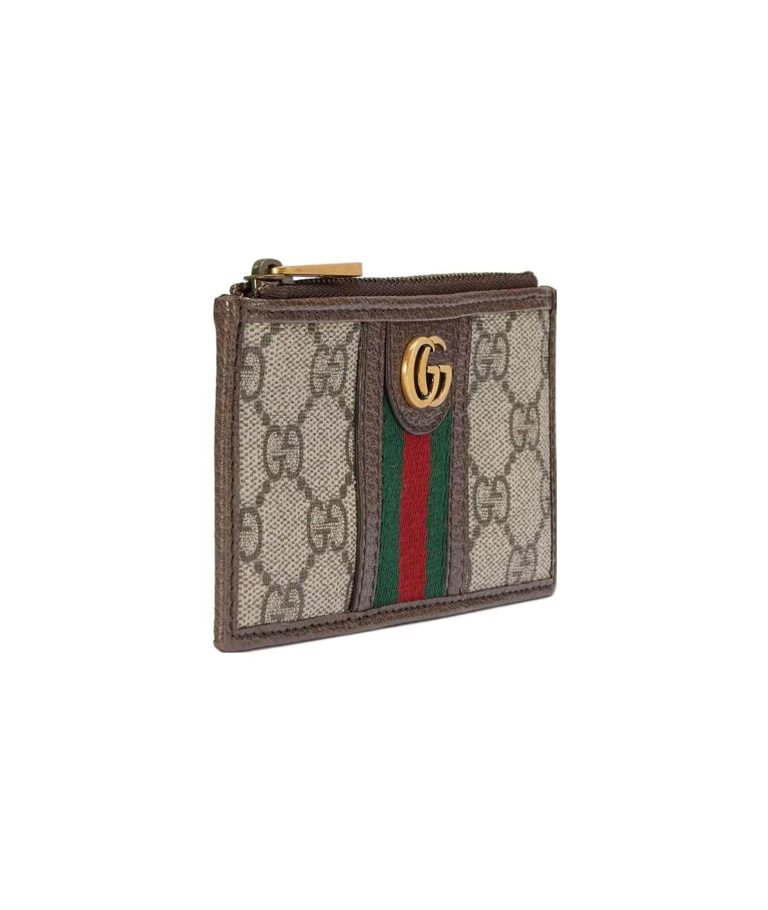 GUCCI Коричневый кардхолдер, фото 2