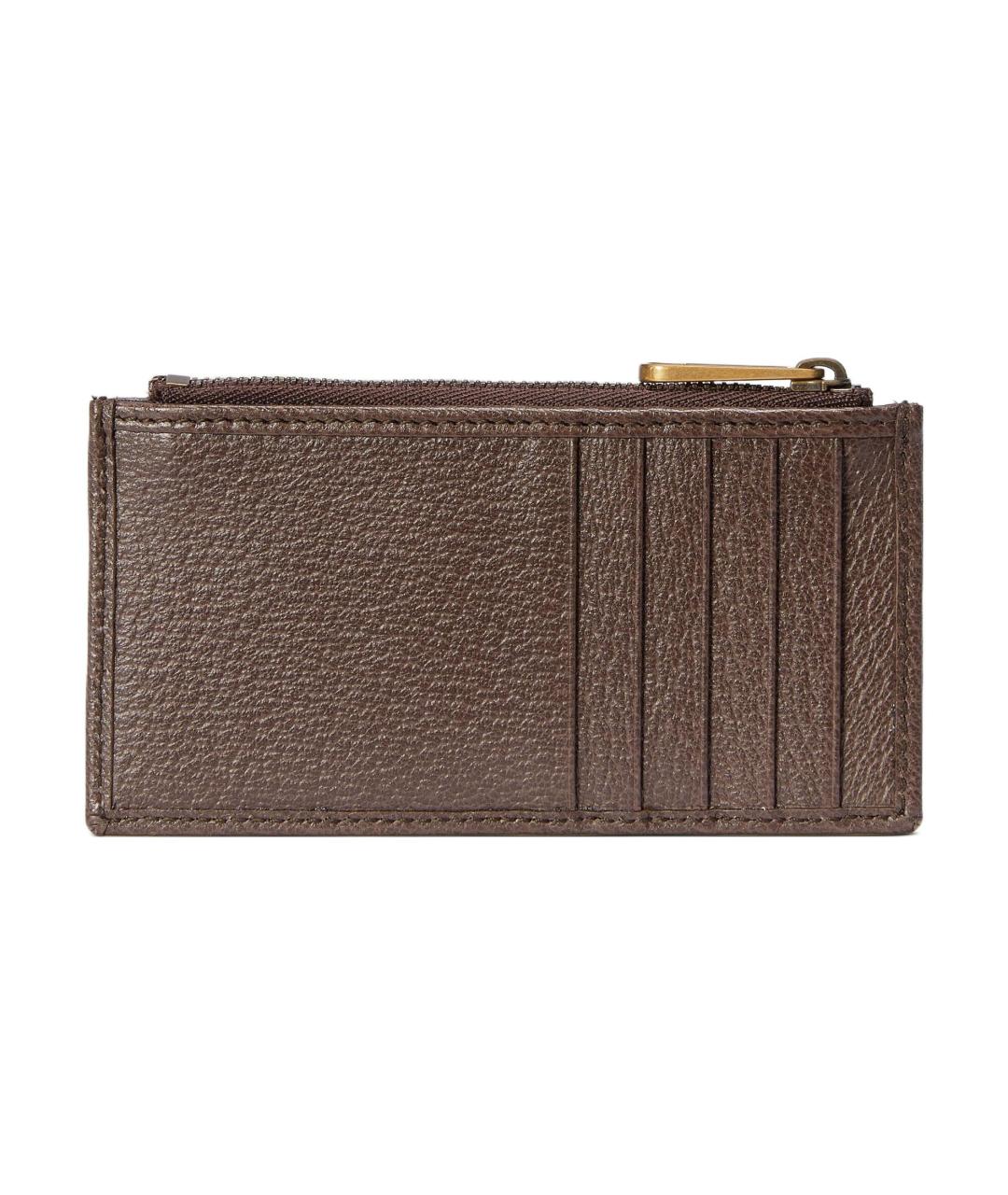 GUCCI Коричневый кардхолдер, фото 3