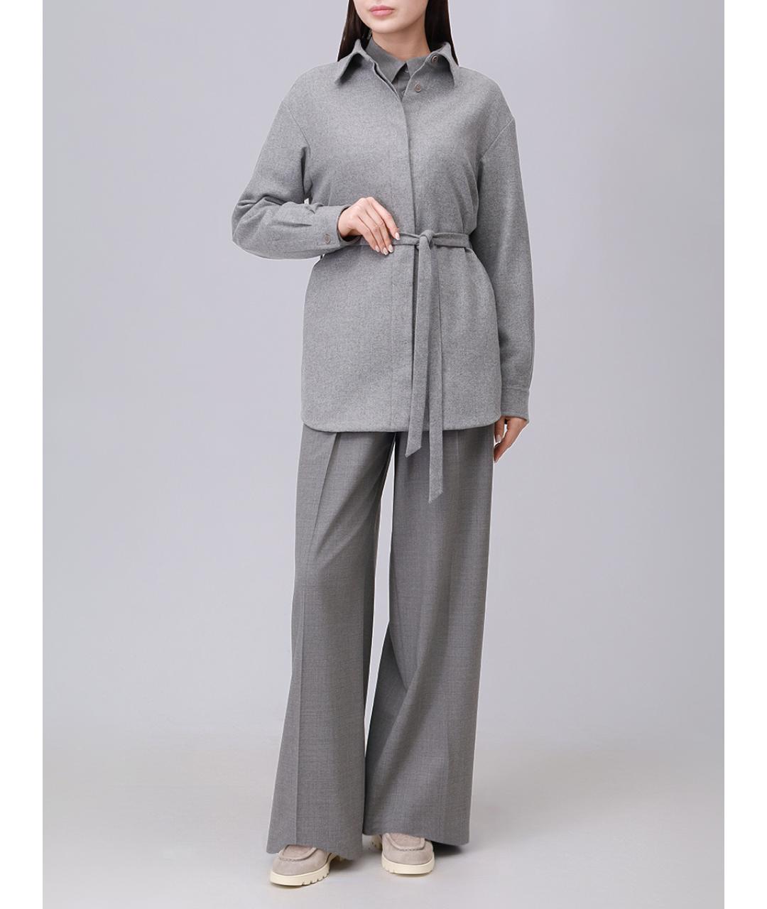 PAUL & SHARK Серое шерстяное пальто, фото 2