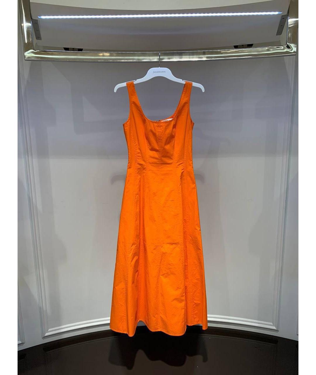 ALEXANDER TEREKHOV Оранжевое повседневное платье, фото 4
