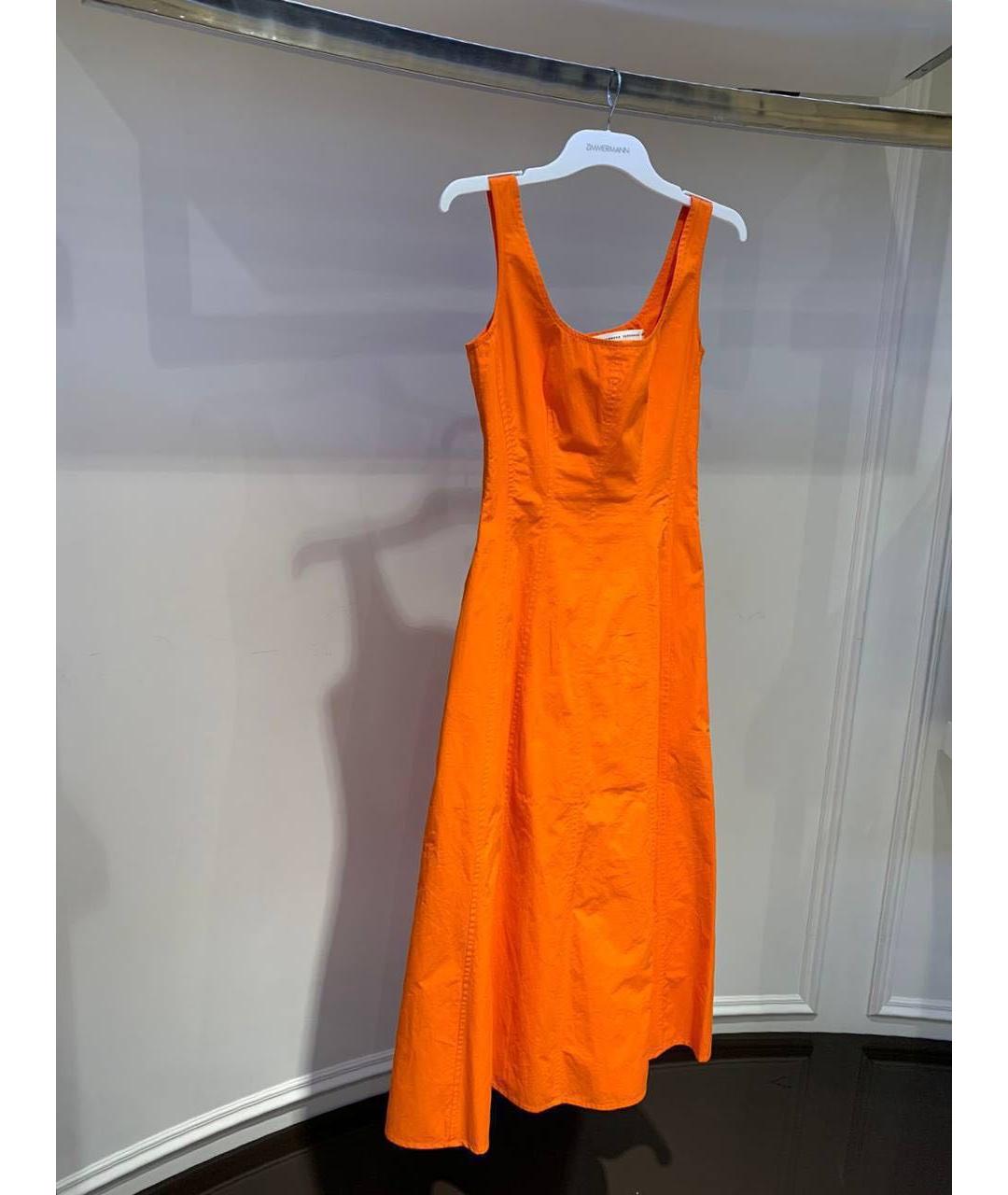 ALEXANDER TEREKHOV Оранжевое повседневное платье, фото 3