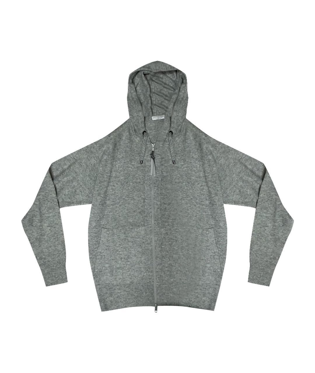 BRUNELLO CUCINELLI Серый кашемировый кардиган, фото 1