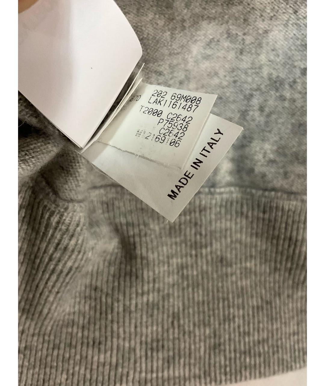 BRUNELLO CUCINELLI Серый кашемировый кардиган, фото 7