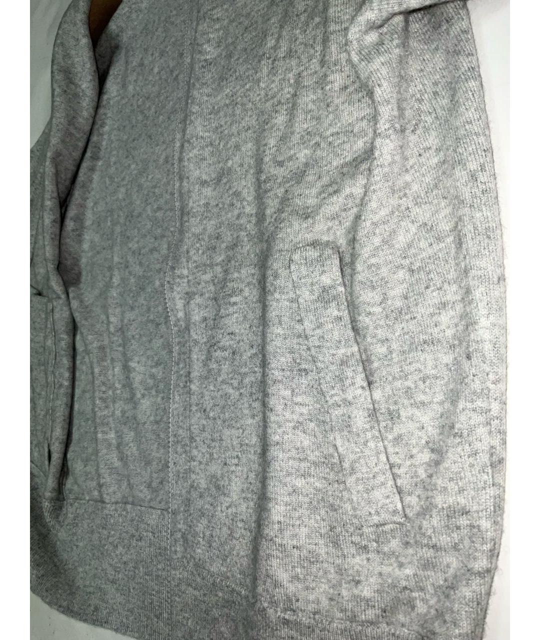 BRUNELLO CUCINELLI Серый кашемировый кардиган, фото 5