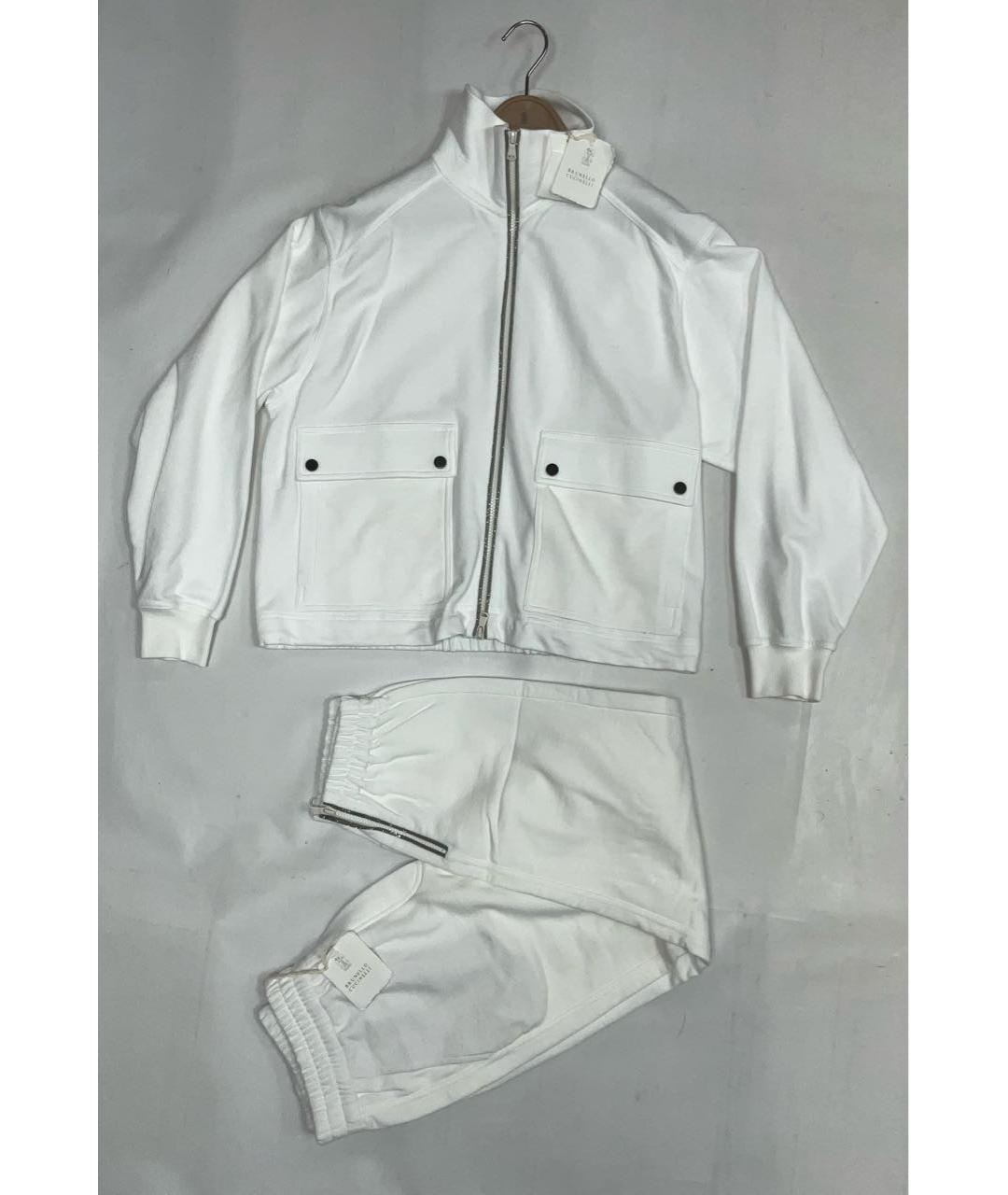 BRUNELLO CUCINELLI Белый хлопковый спортивные костюмы, фото 9