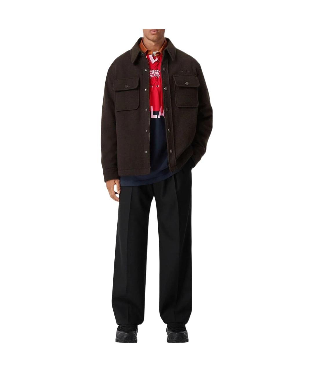 BURBERRY Коричневая куртка, фото 2