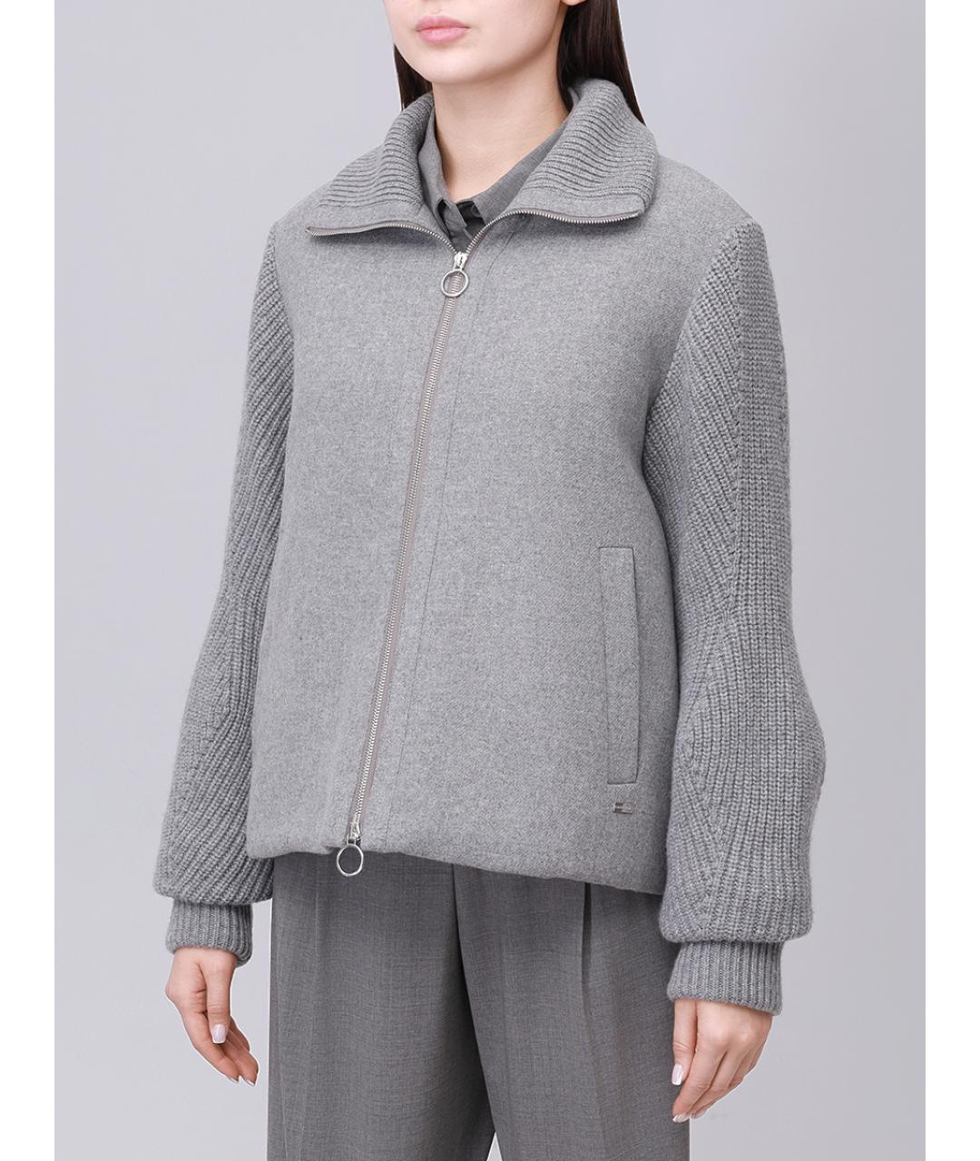 PAUL & SHARK Серая шерстяная куртка, фото 4