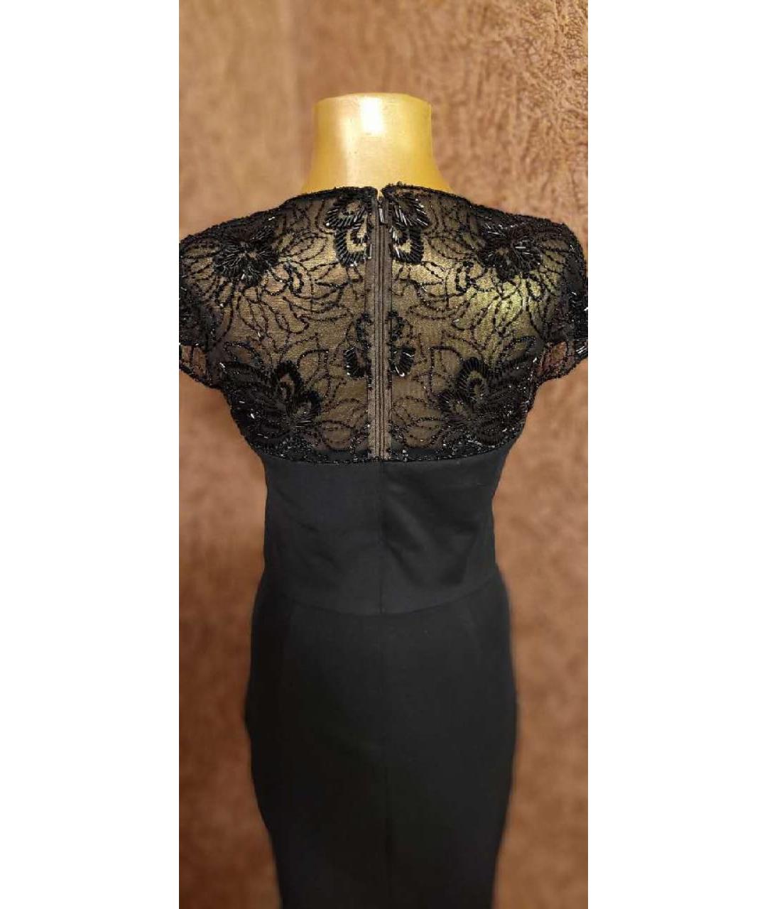 TADASHI SHOJI Черное полиэстеровое коктейльное платье, фото 3