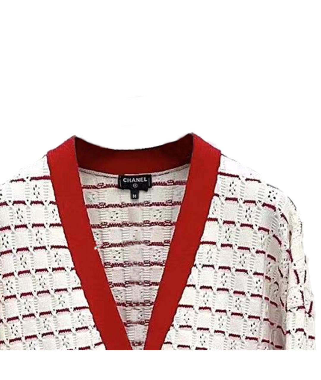 CHANEL Красный хлопковый кардиган, фото 6
