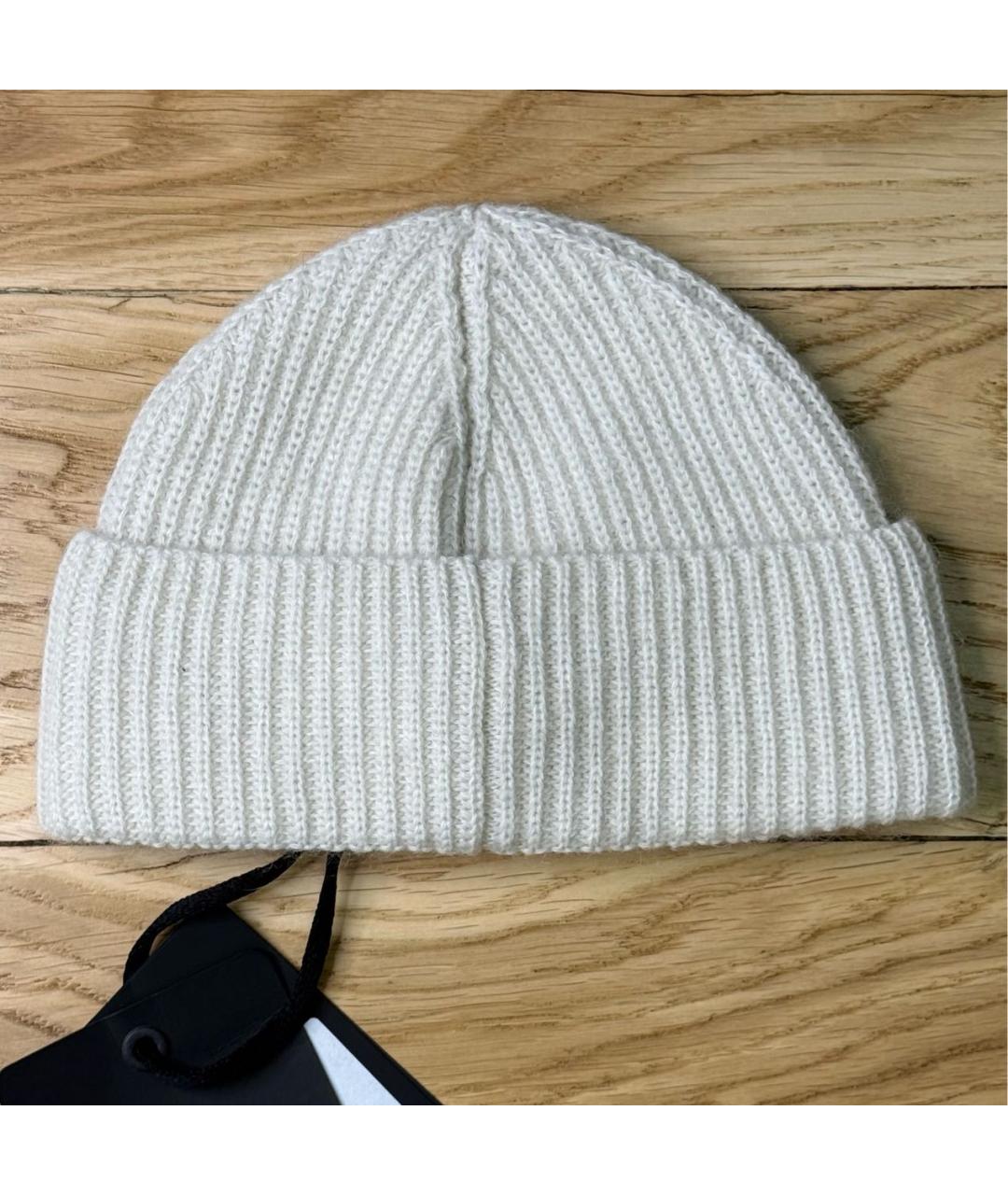 MONCLER Белая шерстяная шапка, фото 2