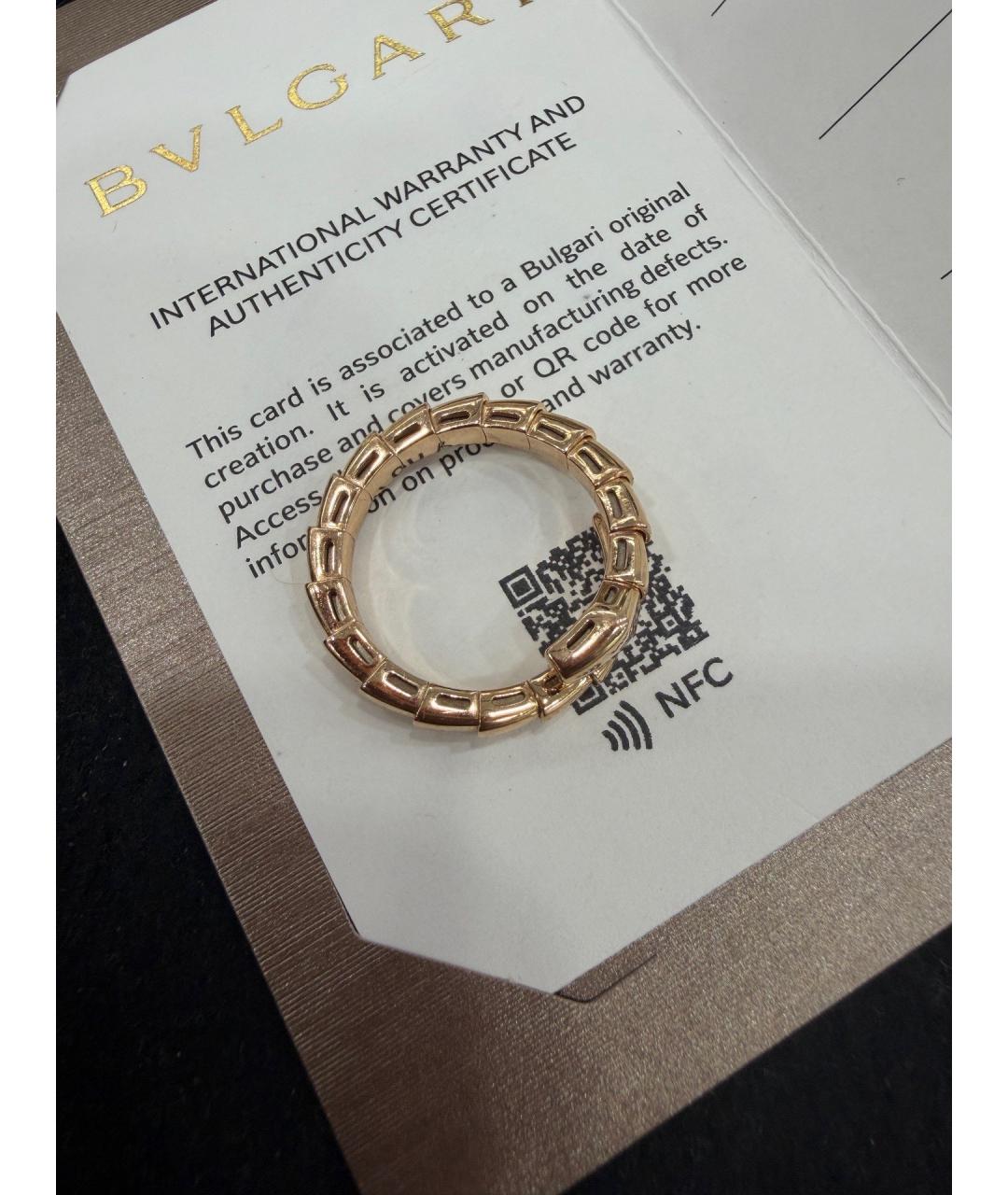 BVLGARI Золотое кольцо из розового золота, фото 9