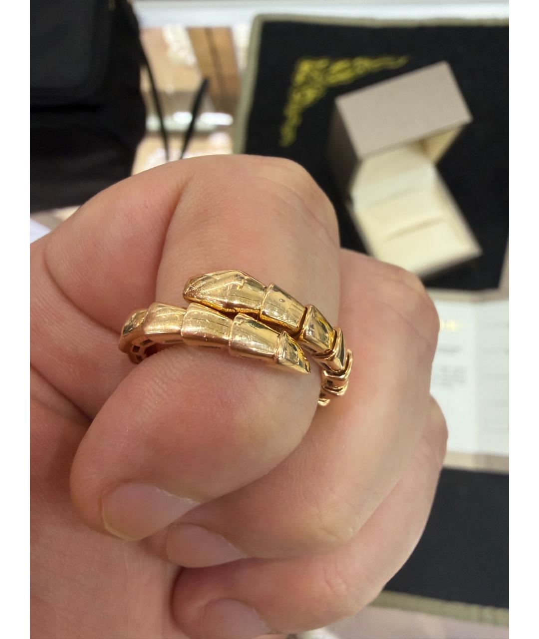 BVLGARI Золотое кольцо из розового золота, фото 5