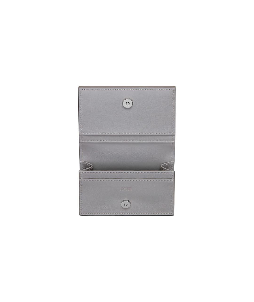 CHRISTIAN DIOR Серый кардхолдер, фото 3