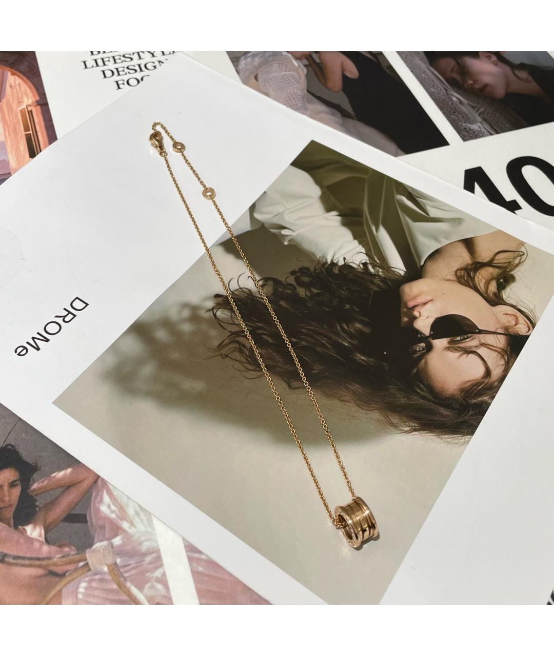 BVLGARI Золотое колье из розового золота, фото 2