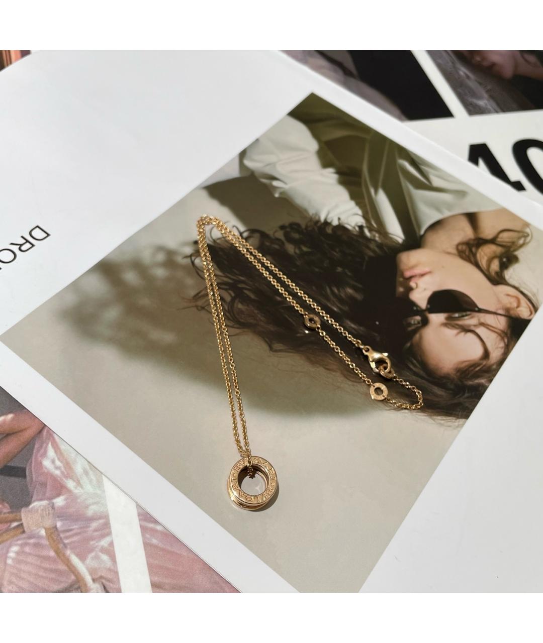 BVLGARI Золотое колье из розового золота, фото 3