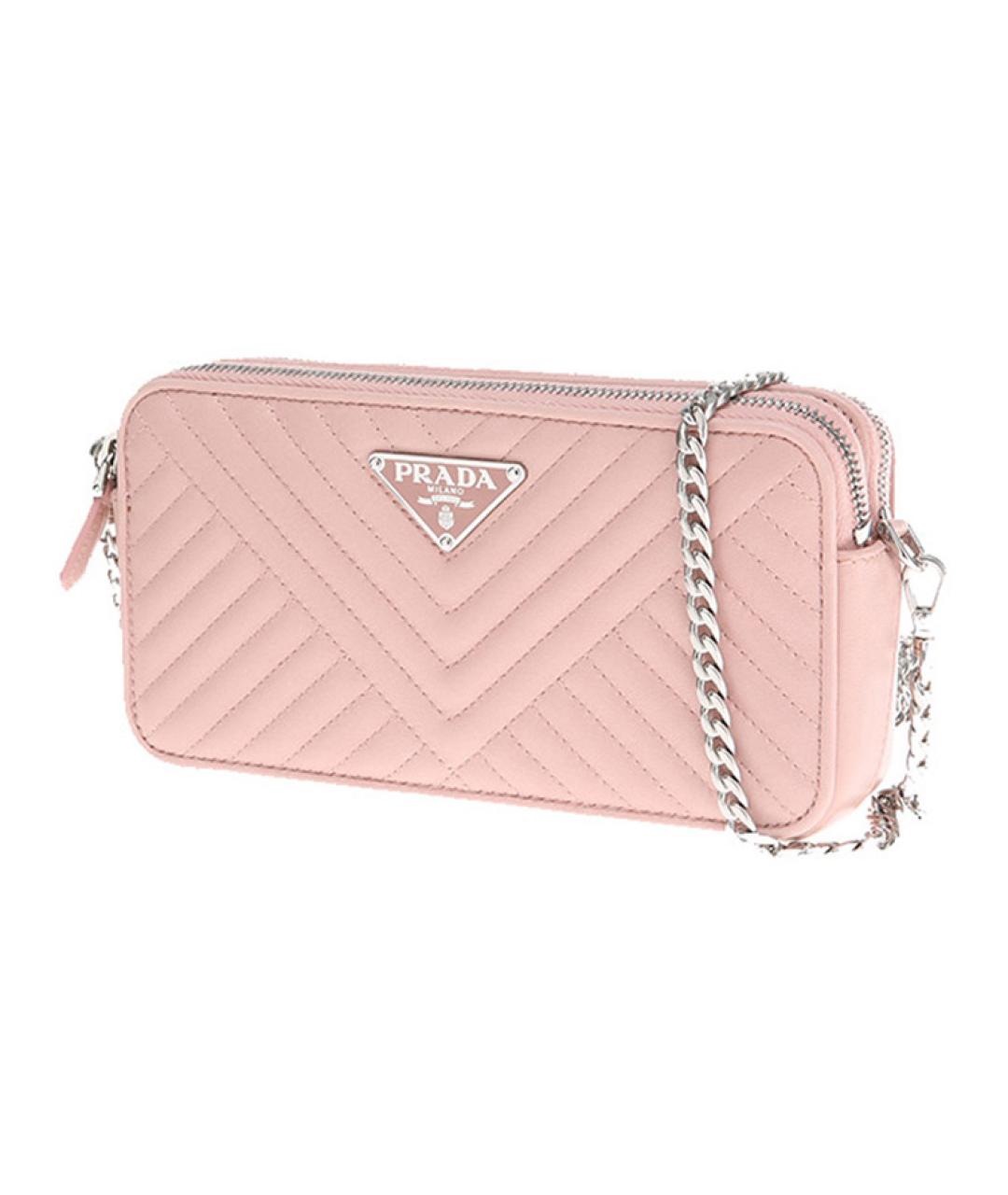 PRADA Розовая сумка через плечо, фото 2