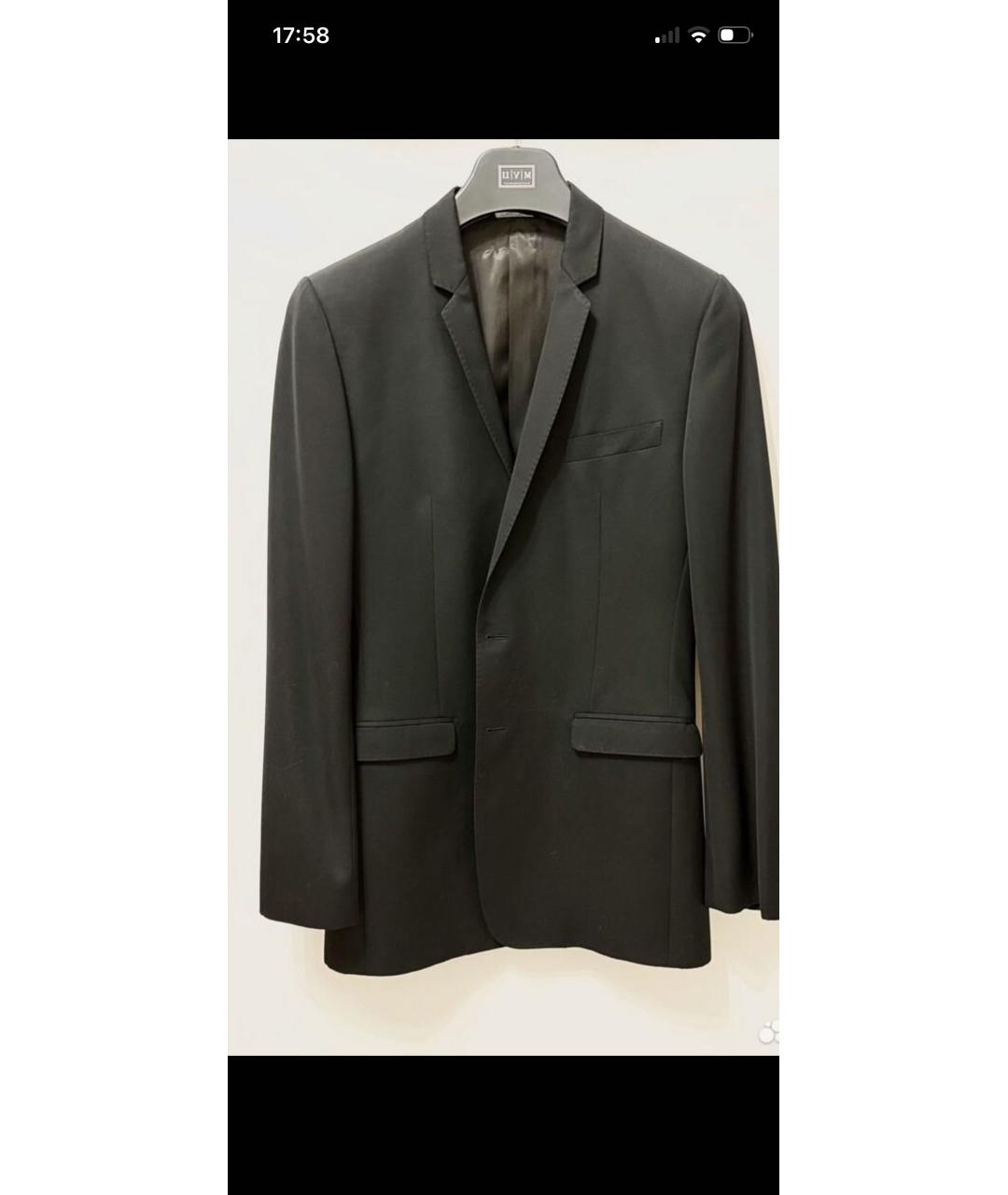 DOLCE&GABBANA Черный классический костюм, фото 5