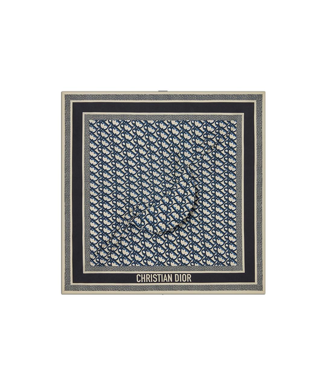 CHRISTIAN DIOR Синяя шерстяная кепка, фото 2