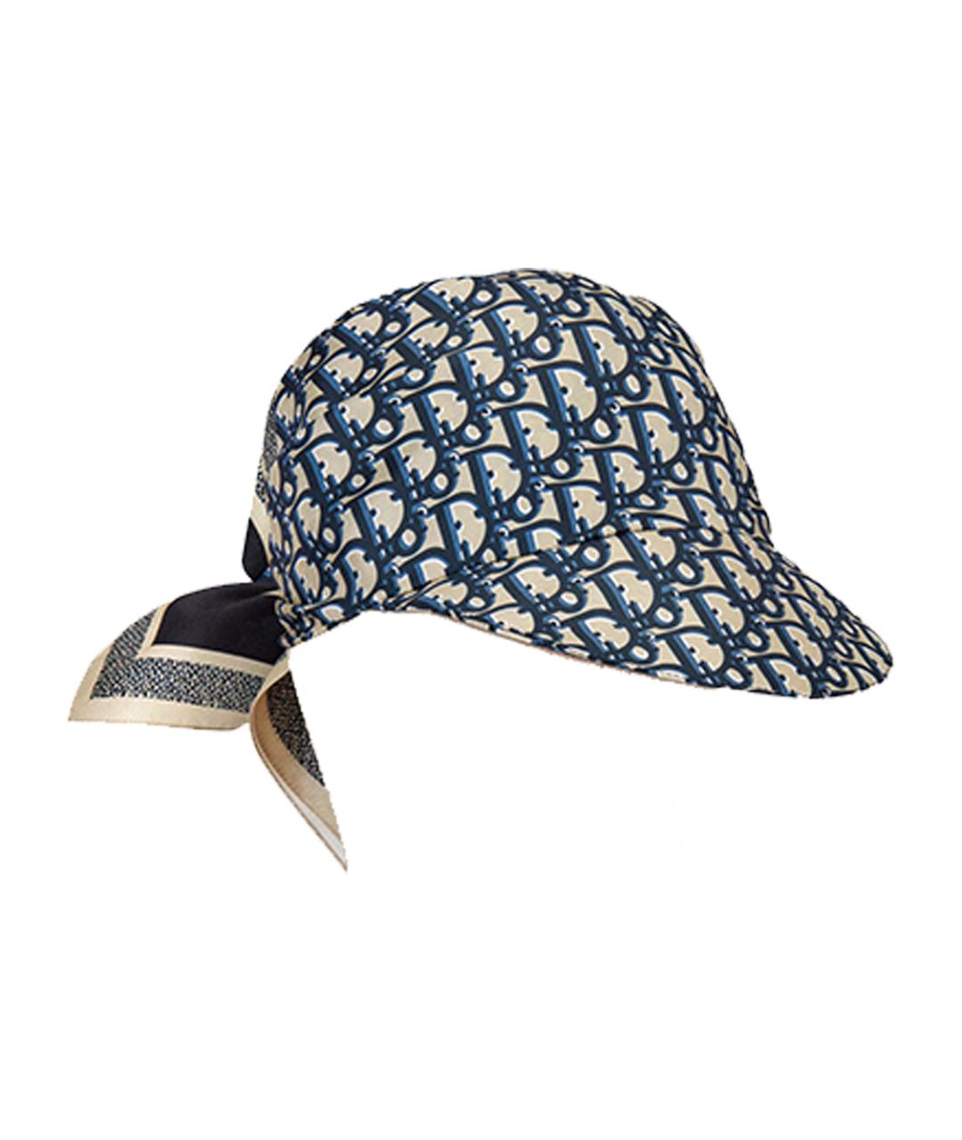 CHRISTIAN DIOR Синяя шерстяная кепка, фото 4