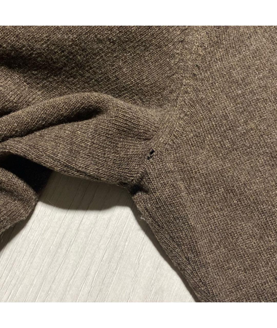 BOGNER Коричневый шерстяной джемпер / свитер, фото 8
