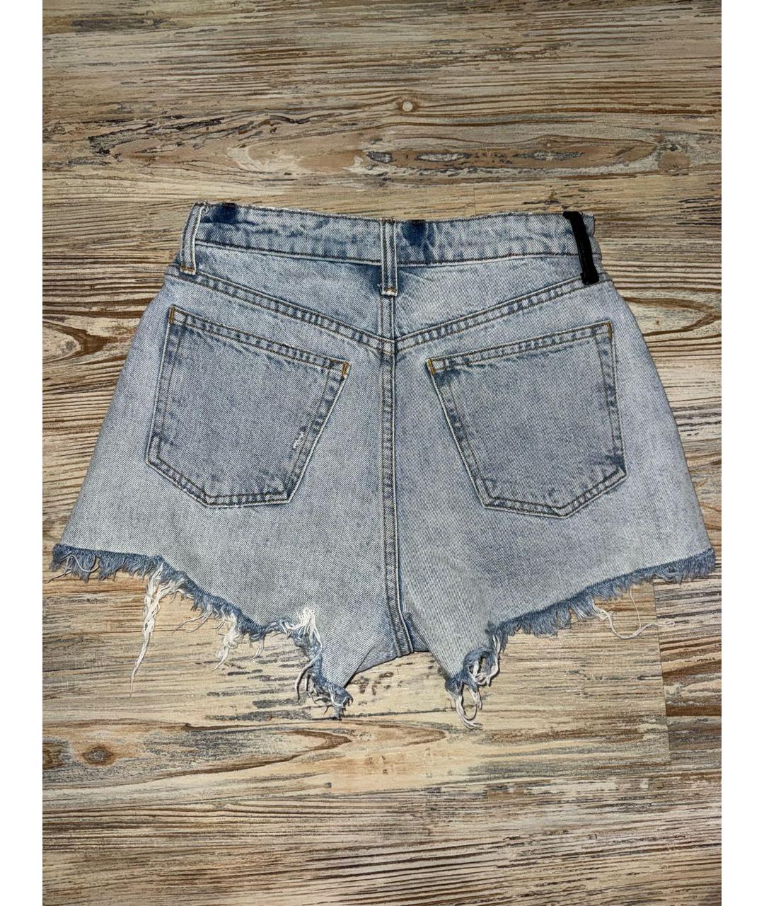 ALEXANDER WANG Голубые деним шорты, фото 2