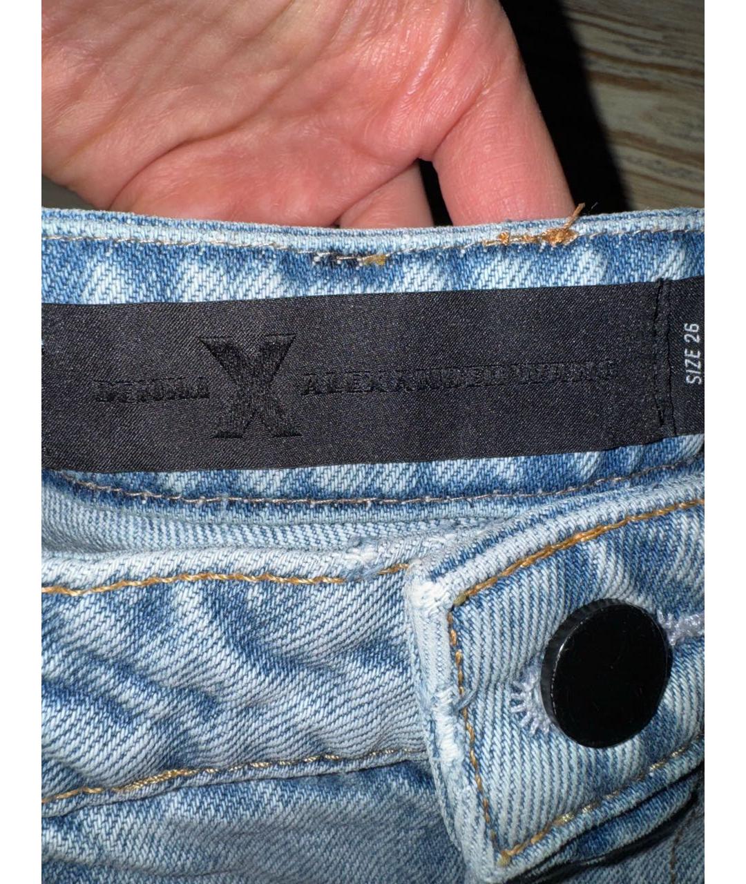 ALEXANDER WANG Голубые деним шорты, фото 4