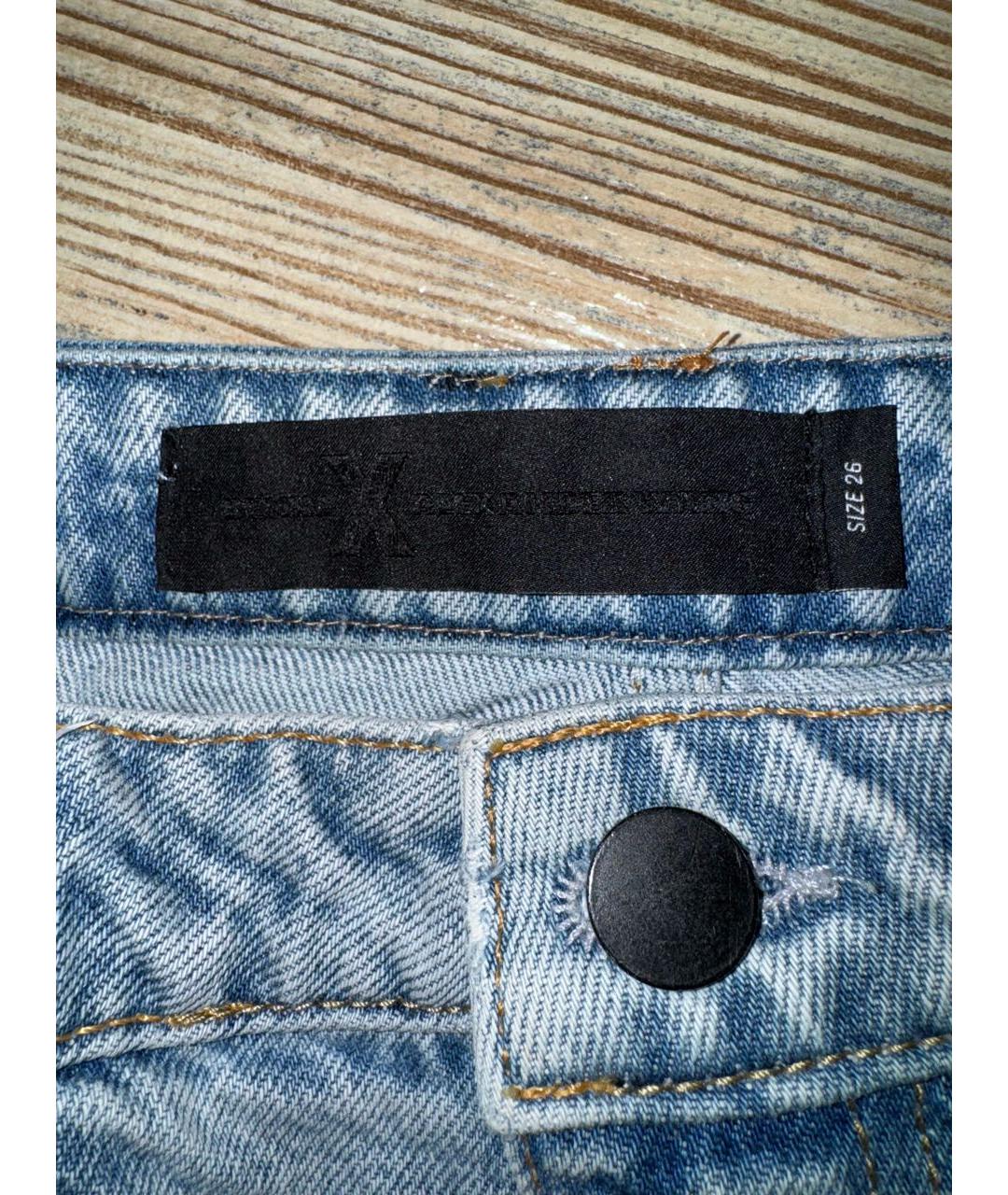 ALEXANDER WANG Голубые деним шорты, фото 3