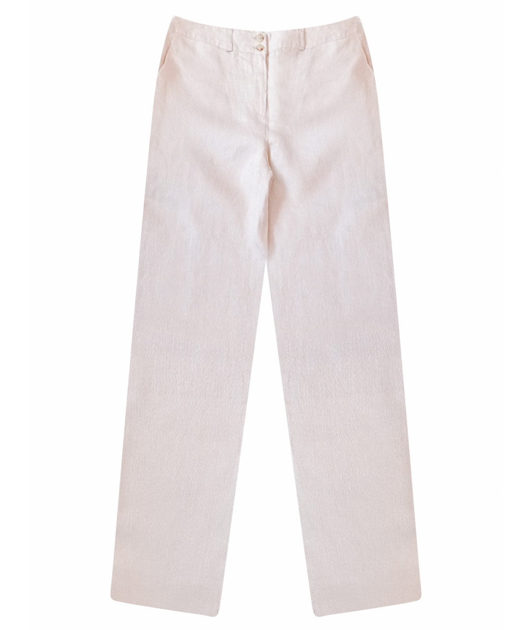 RALPH LAUREN Бежевые льняные прямые брюки, фото 1