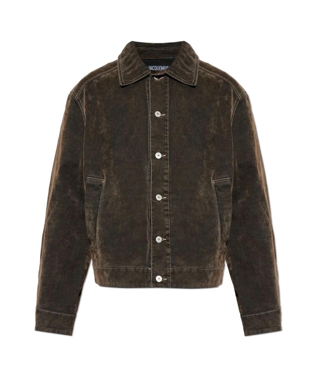 JACQUEMUS Зеленая хлопковая куртка, фото 1