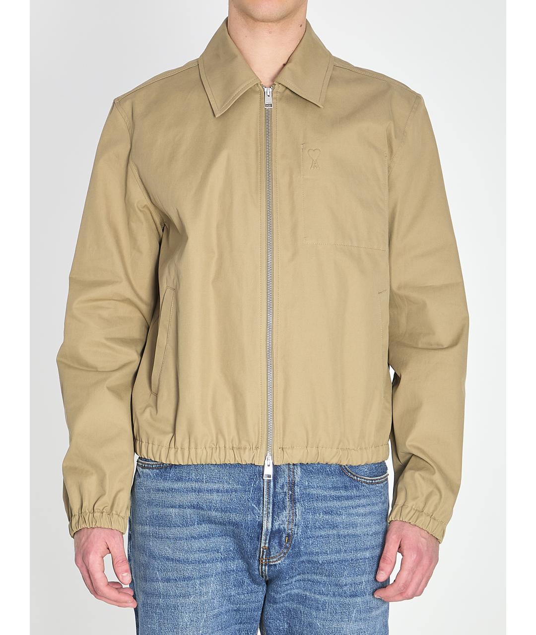 Ami Paris Бежевая хлопковая куртка, фото 2